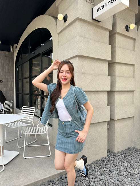 Women Fashion Denim Co-Ord Sets